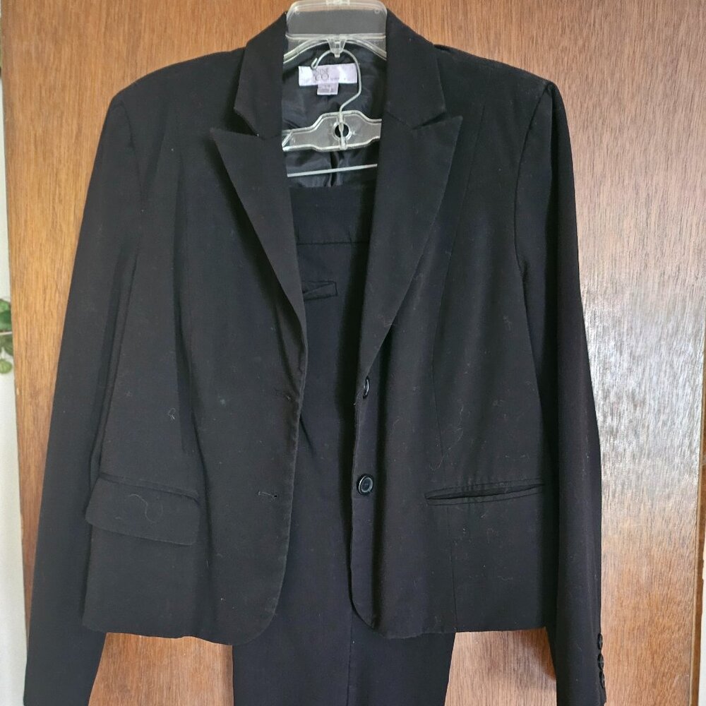 2 Piece Black Pantsuit